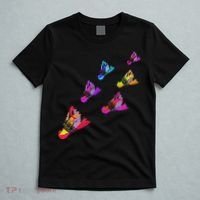 Colorful Badminton Shuttlecock Art Sports T-Shirt thumb 5