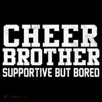 Cheer Brother Supportive But Bored Cheerleader Doggie Tank thumb 4
