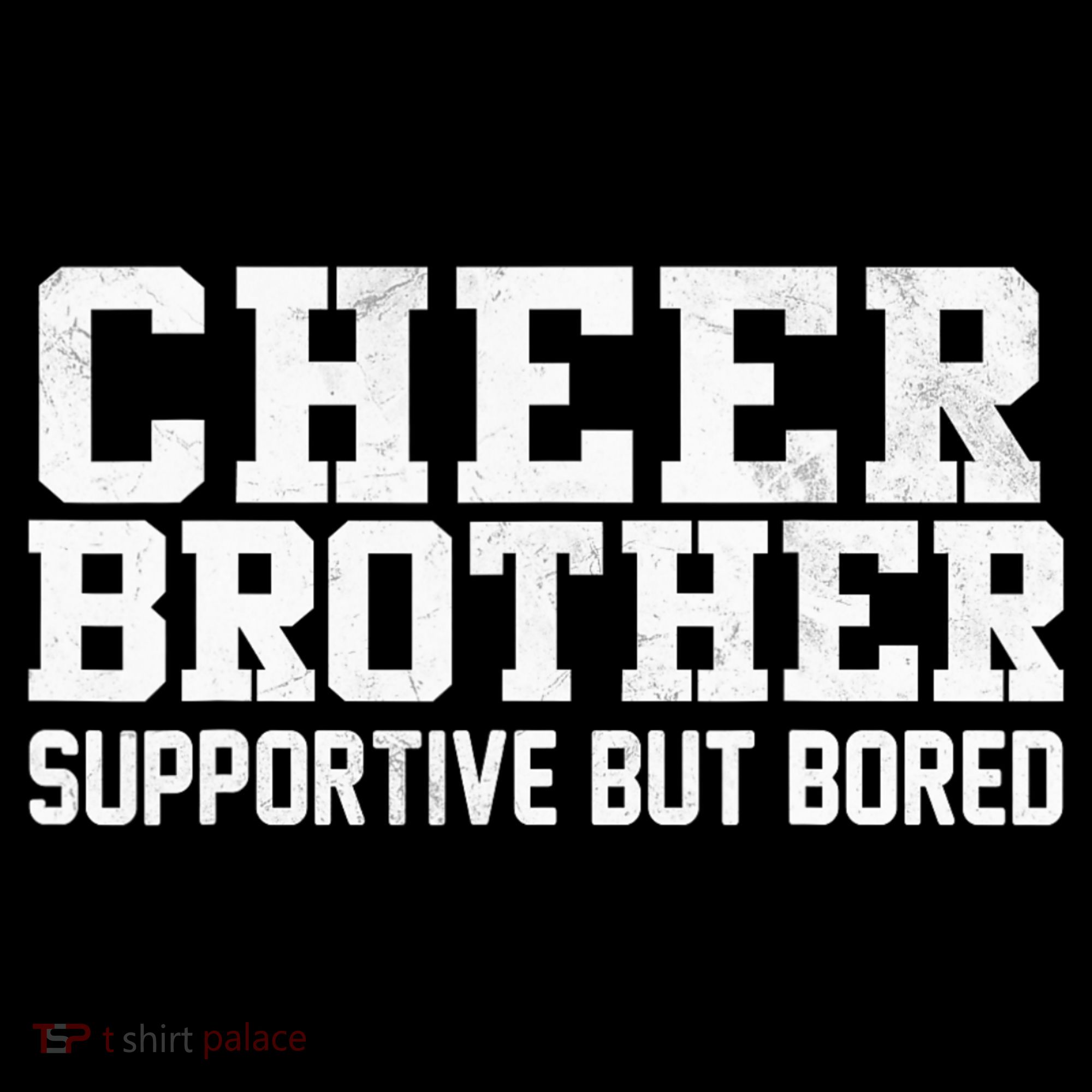 Cheer Brother Supportive But Bored Cheerleader Ornament