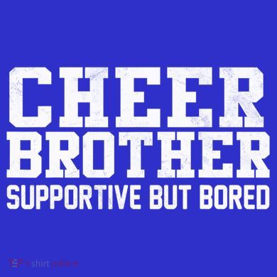 Cheer Brother Supportive But Bored Cheerleader 16 in Basic Backpack