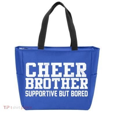 Cheer Brother Supportive But Bored Cheerleader Tote Bag