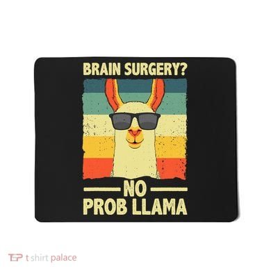 Cute Brain Surgery Get Well Soon Recovery Mousepad