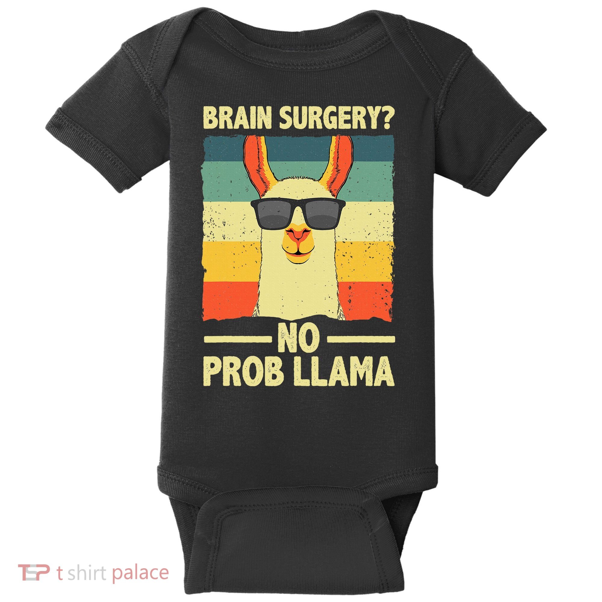 Cute Brain Surgery Get Well Soon Recovery Baby Bodysuit