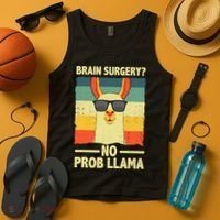 Cute Brain Surgery Get Well Soon Recovery Tank Top thumb 4