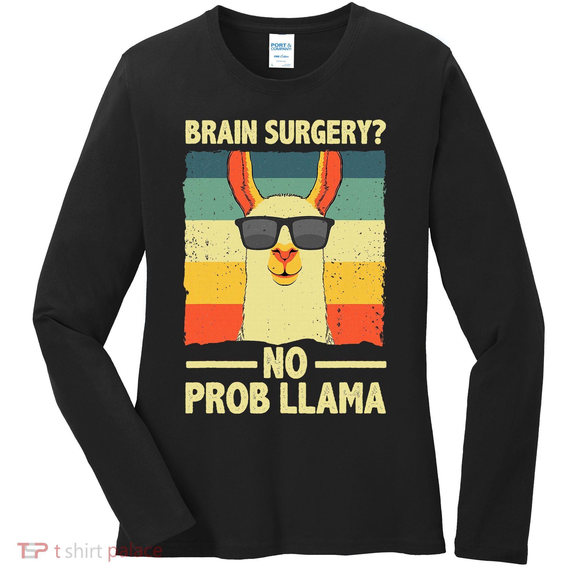 Cute Brain Surgery Get Well Soon Recovery Women's Long Sleeve Shirt