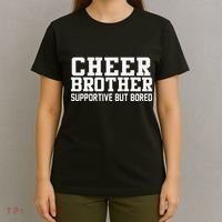 Cheer Brother Supportive But Bored Cheerleader T-Shirt thumb 4