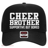 Cheer Brother Supportive But Bored Cheerleader Hat thumb 0