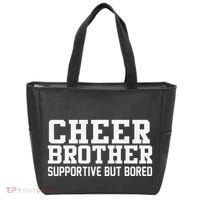 Cheer Brother Supportive But Bored Cheerleader Tote Bag thumb 0