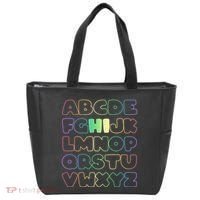 Cute Back To School Alphabet Hi New Kindergarteners Teachers Tote Bag thumb 0