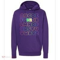 Cute Back To School Alphabet Hi New Kindergarteners Teachers Hoodie thumb 0