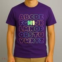 Cute Back To School Alphabet Hi New Kindergarteners Teachers T-Shirt thumb 3