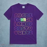 Cute Back To School Alphabet Hi New Kindergarteners Teachers T-Shirt thumb 5