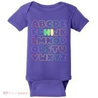 Cute Back To School Alphabet Hi New Kindergarteners Teachers Baby Bodysuit thumb 0