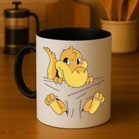 Carrying Baby T Rex Coffee Mug thumb 4