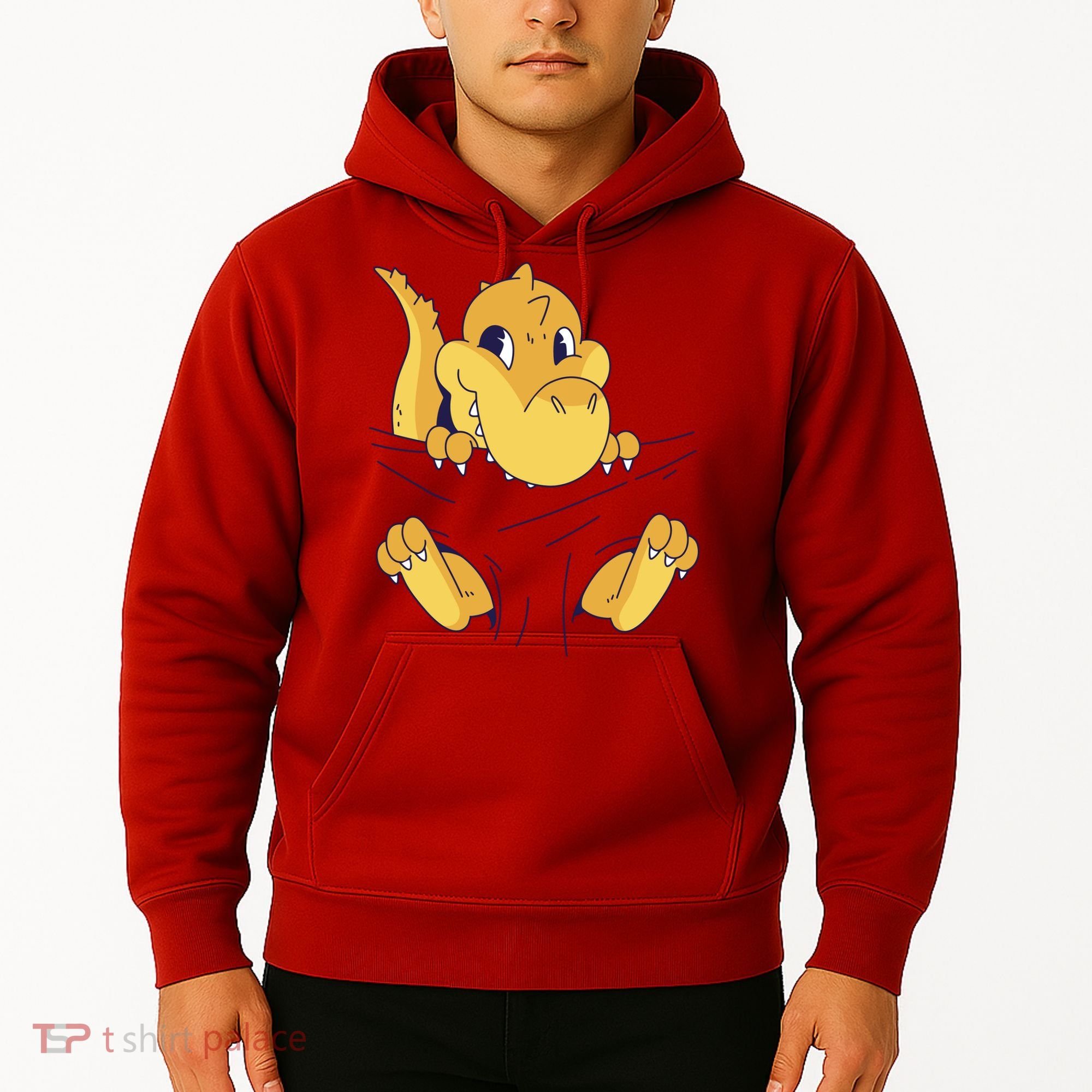 Carrying Baby T Rex Hoodie