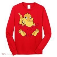 Carrying Baby T Rex Long Sleeve Shirt thumb 0