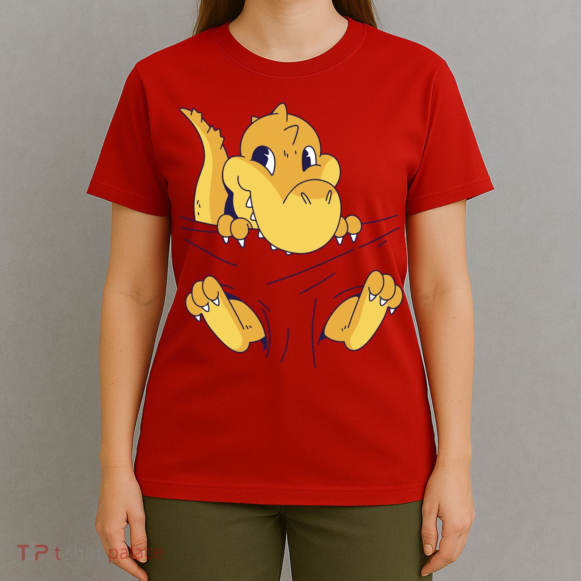 Carrying Baby T Rex T-Shirt