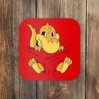 Carrying Baby T Rex Coaster thumb 0