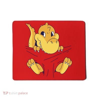 Carrying Baby T Rex Mousepad