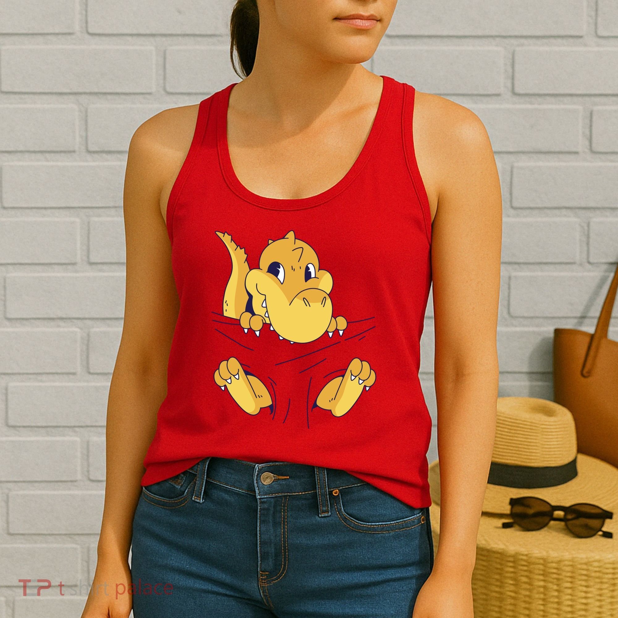 Carrying Baby T Rex Women's Tank Top