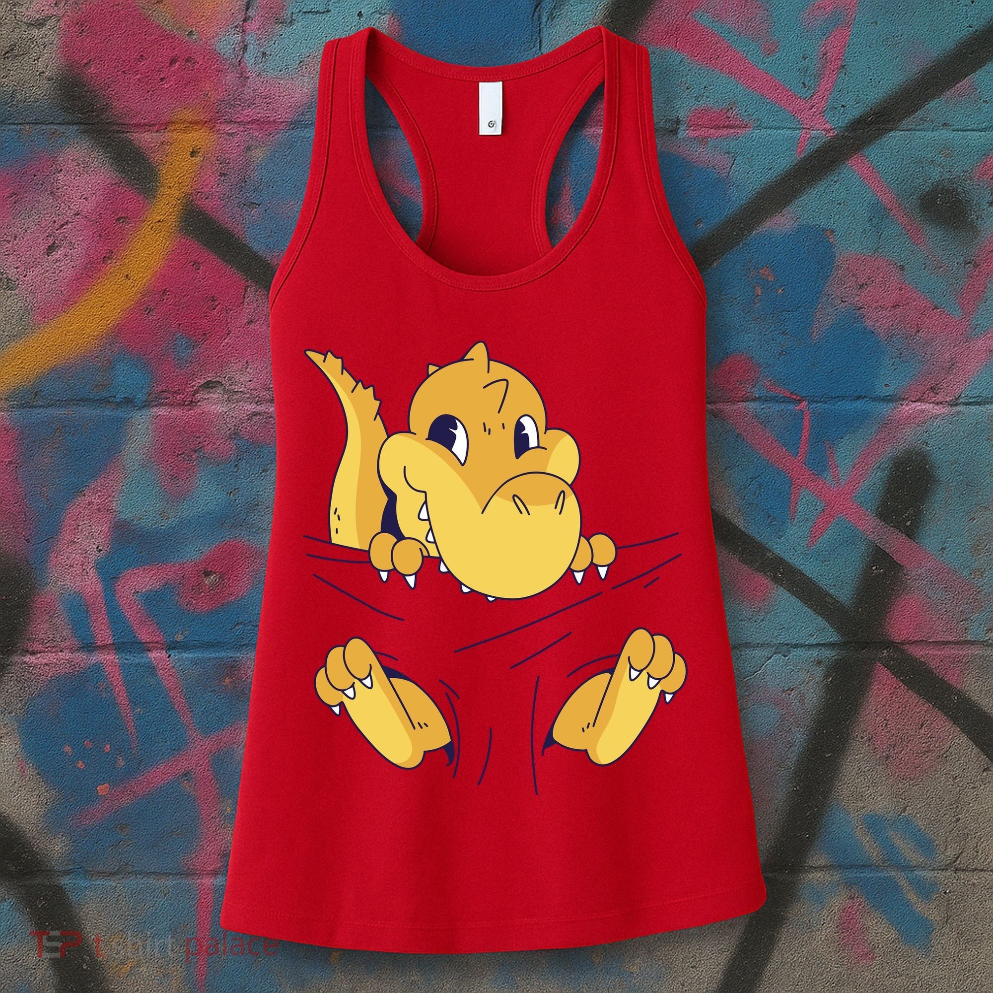 Carrying Baby T Rex Women's Tank Top