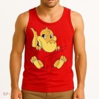 Carrying Baby T Rex Tank Top thumb 3