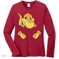 Carrying Baby T Rex Women's Long Sleeve Shirt thumb 0