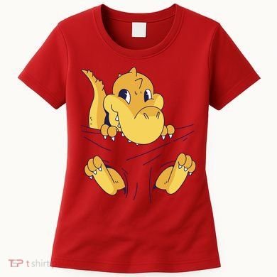Carrying Baby T Rex Women's T-Shirt