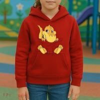 Carrying Baby T Rex Kids Hoodie thumb 3
