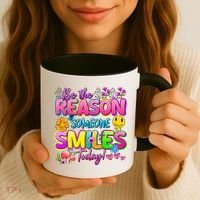 Cool Be The Reason Someone Smiles Today Coffee Mug thumb 3
