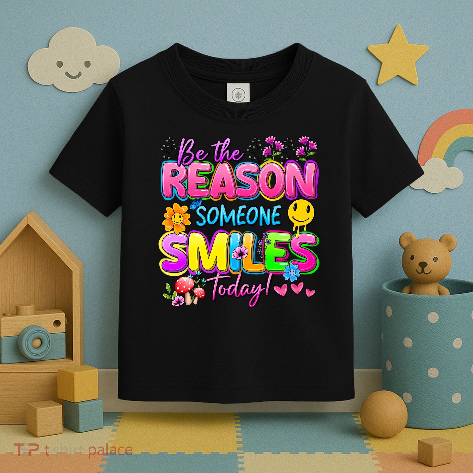 Cool Be The Reason Someone Smiles Today Toddler T-Shirt