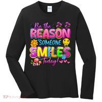 Cool Be The Reason Someone Smiles Today Women's Long Sleeve Shirt thumb 0
