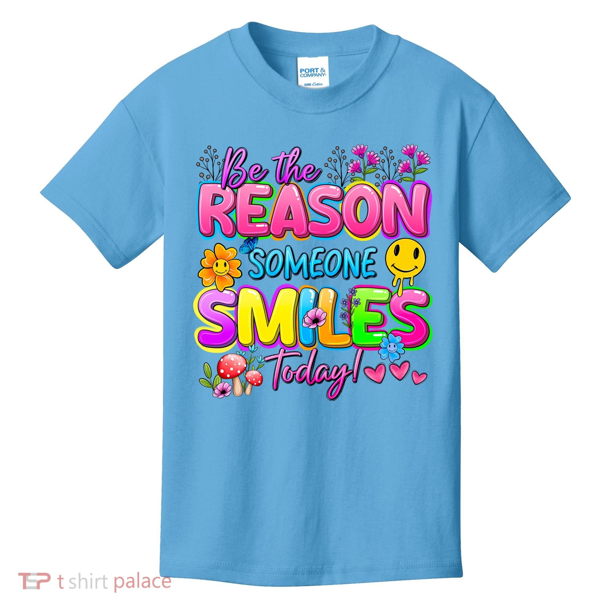 Cool Be The Reason Someone Smiles Today Kids T-Shirt