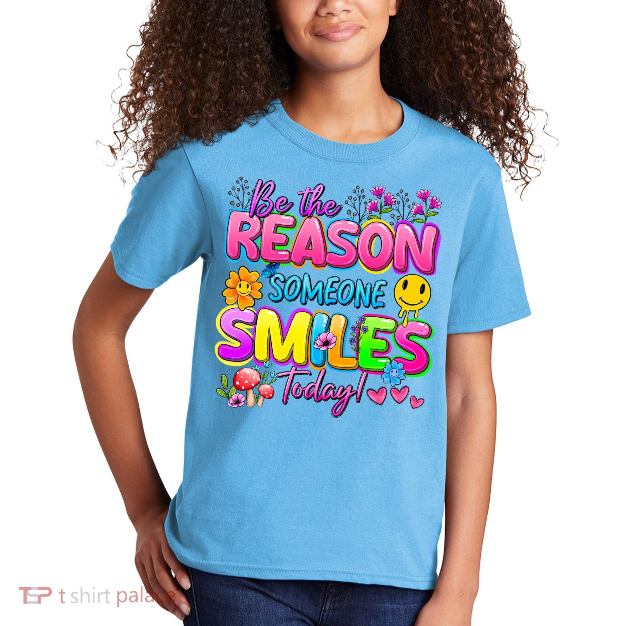 Cool Be The Reason Someone Smiles Today Kids T-Shirt