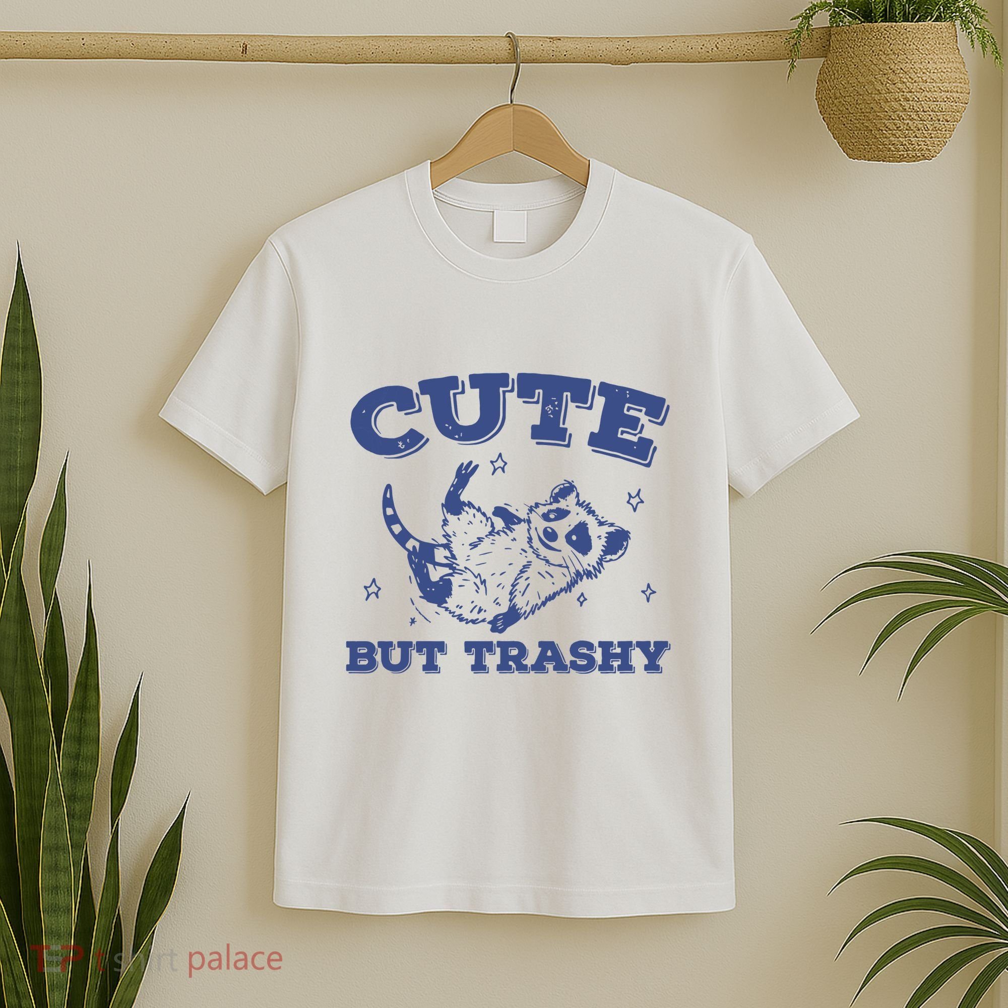 Cute But Trashy Vintage Retro 90s Possum T-Shirt