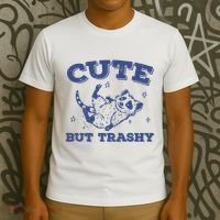 Cute But Trashy Vintage Retro 90s Possum T-Shirt thumb 3