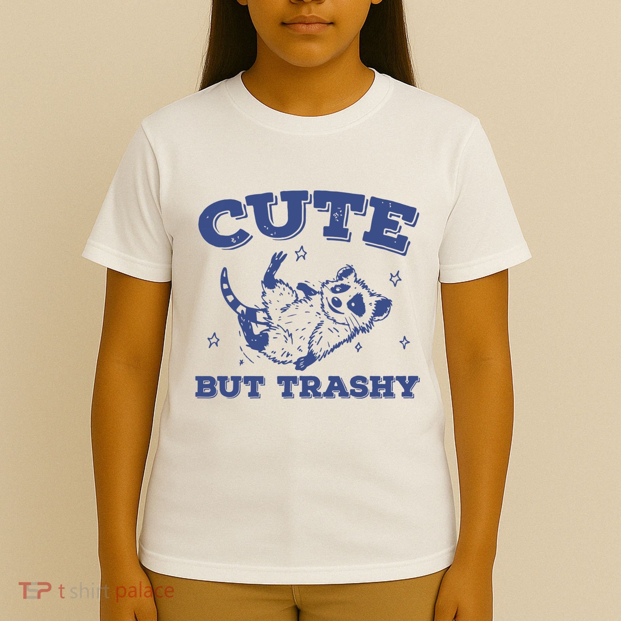 Cute But Trashy Vintage Retro 90s Possum T-Shirt
