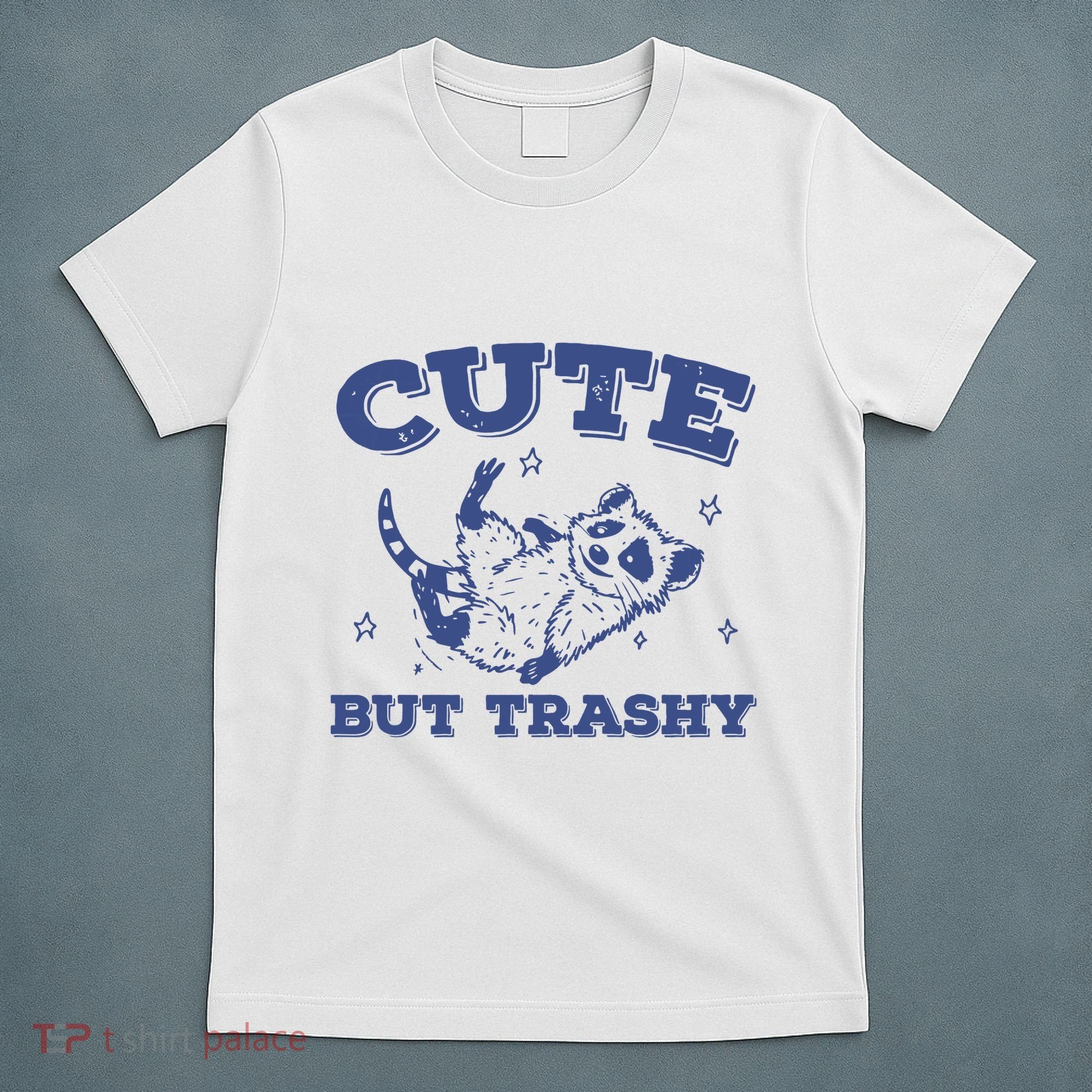 Cute But Trashy Vintage Retro 90s Possum T-Shirt