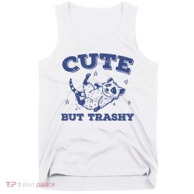 Cute But Trashy Vintage Retro 90s Possum Tank Top