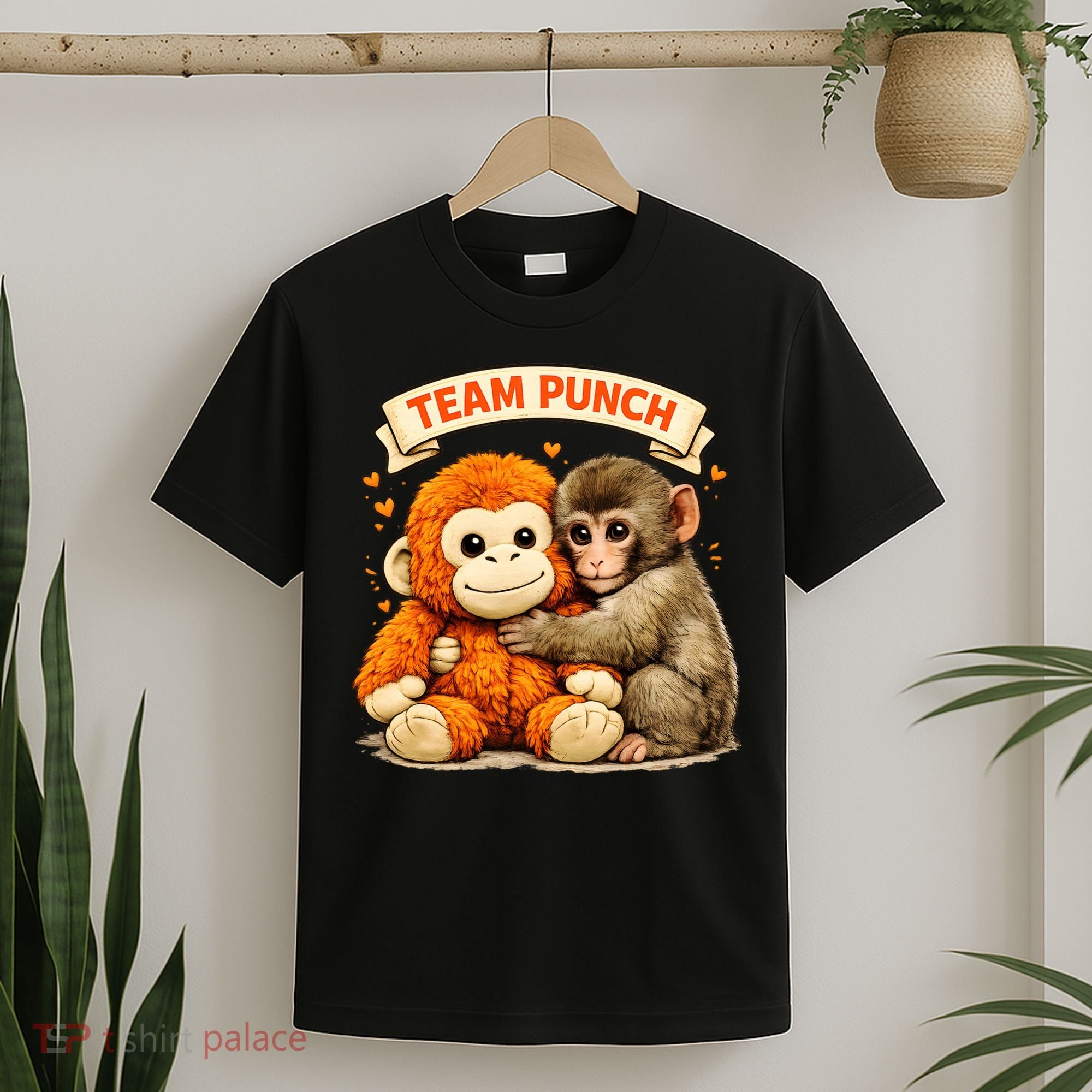Cute Baby Team Monkey Punch Panchi Kun Japan T-Shirt
