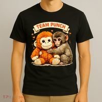 Cute Baby Team Monkey Punch Panchi Kun Japan T-Shirt thumb 3