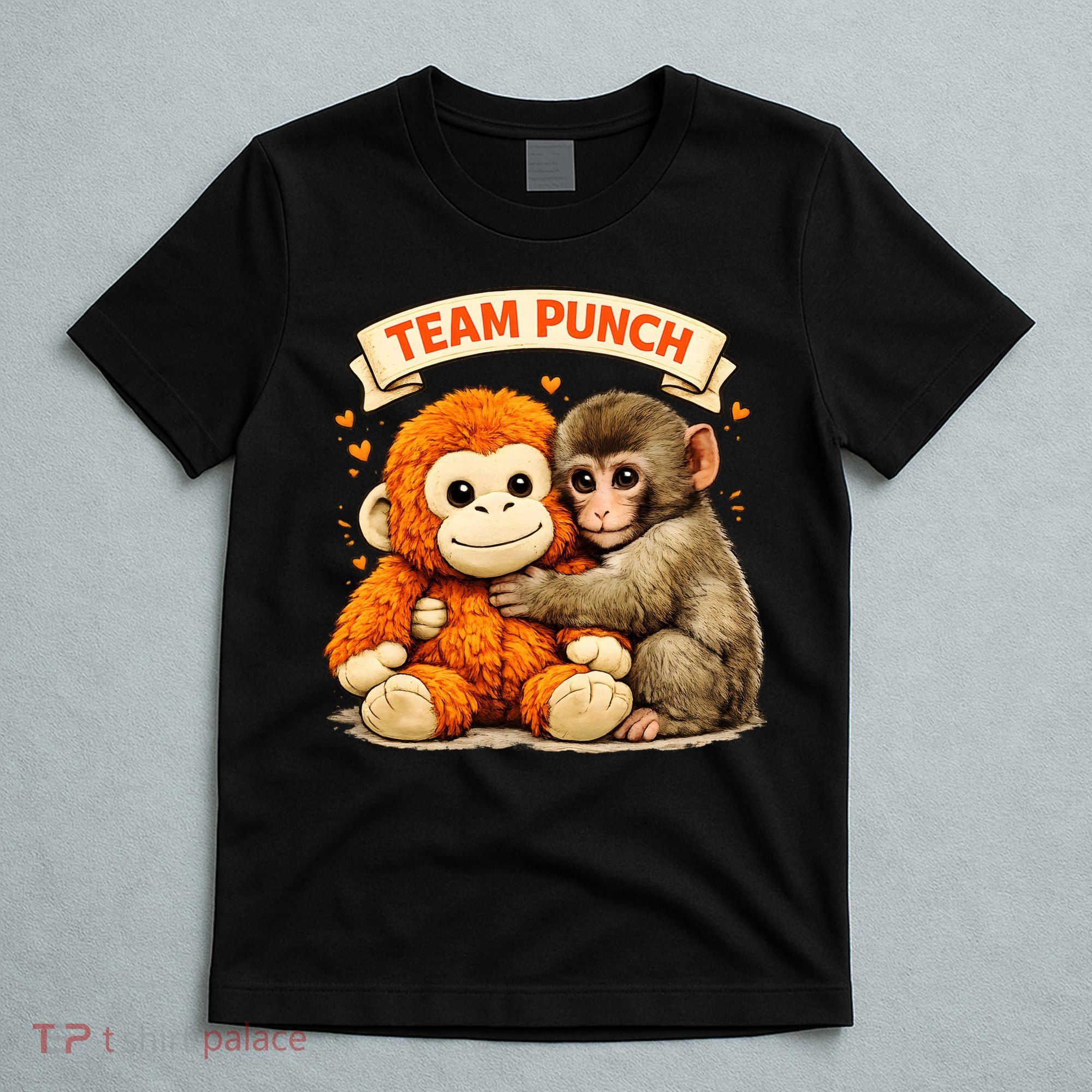 Cute Baby Team Monkey Punch Panchi Kun Japan T-Shirt