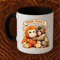 Cute Baby Team Monkey Punch Panchi Kun Japan Coffee Mug thumb 2