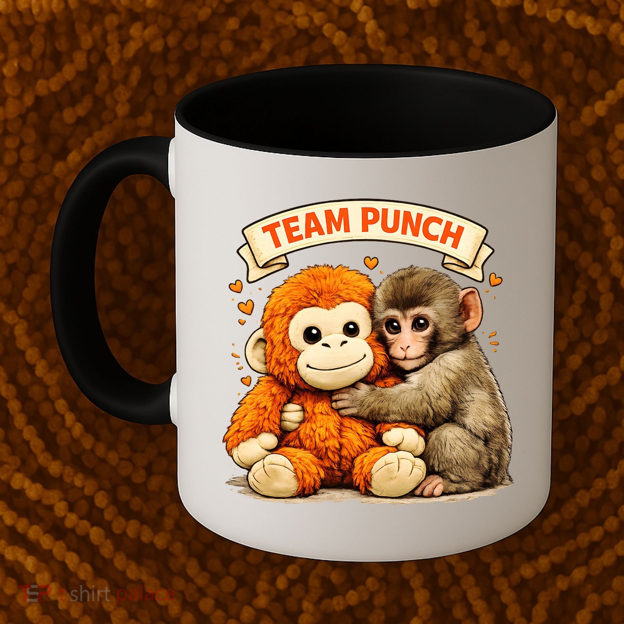 Cute Baby Team Monkey Punch Panchi Kun Japan Coffee Mug