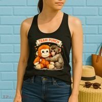 Cute Baby Team Monkey Punch Panchi Kun Japan Women's Tank Top thumb 2