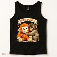 Cute Baby Team Monkey Punch Panchi Kun Japan Tank Top thumb 2
