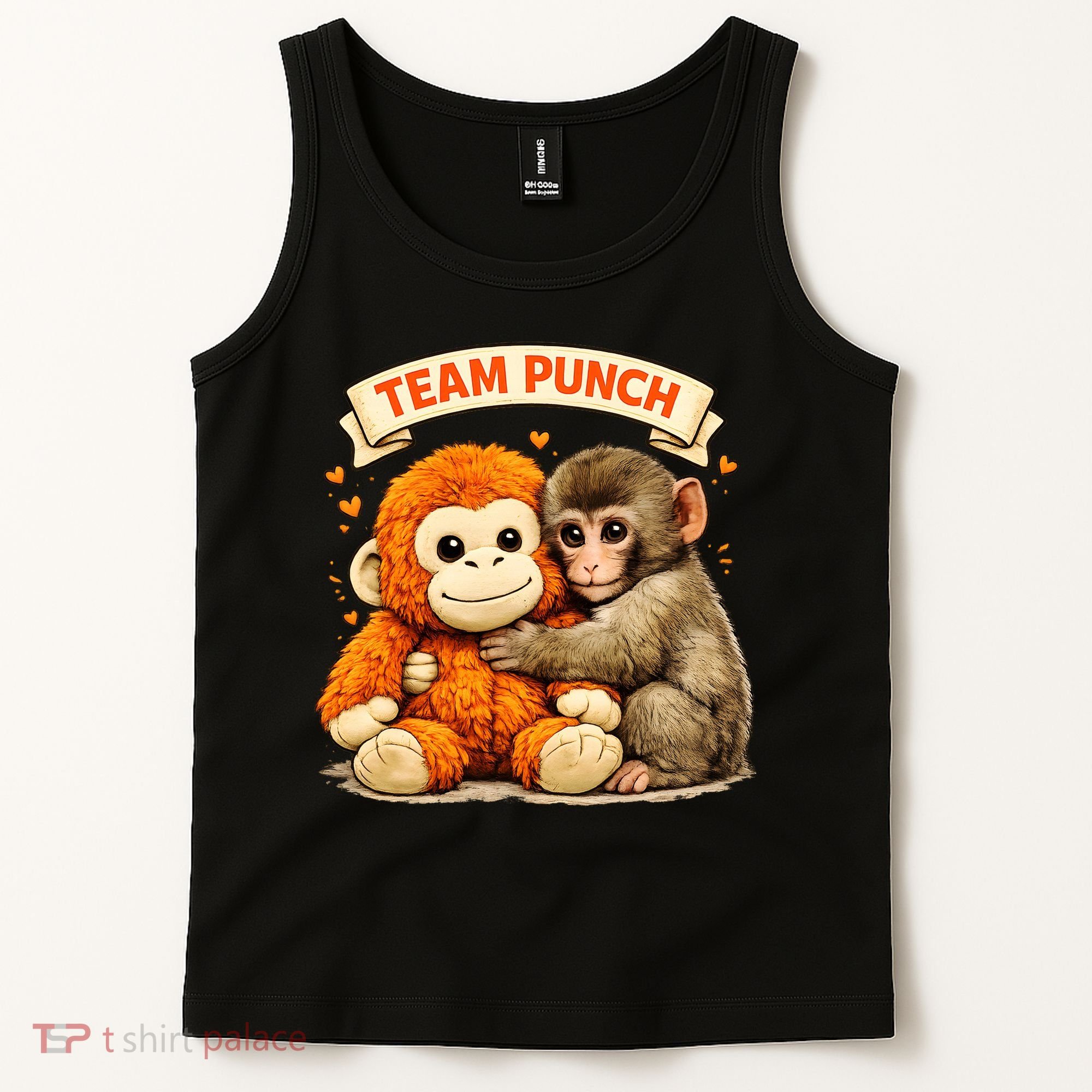 Cute Baby Team Monkey Punch Panchi Kun Japan Tank Top