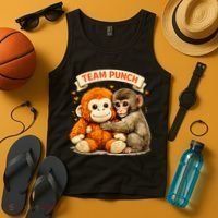 Cute Baby Team Monkey Punch Panchi Kun Japan Tank Top thumb 4