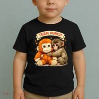 Cute Baby Team Monkey Punch Panchi Kun Japan Toddler T-Shirt thumb 2