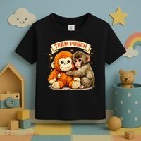 Cute Baby Team Monkey Punch Panchi Kun Japan Toddler T-Shirt thumb 3